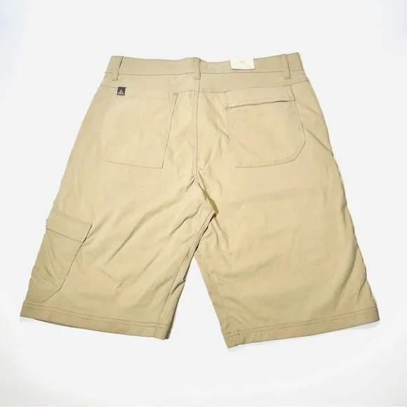 Prana shorts Zion Stretch cargo shorts hiking shorts khaki new men Size M medium - Picture 2 of 14